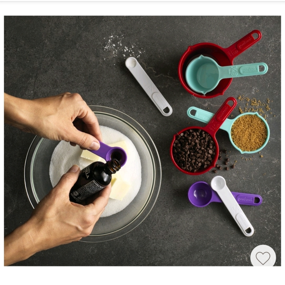 GoodCook Ready 8pc Measuring Cups & Spoon Set And GoodCook Collapsible F… - Picture 6 of 13
